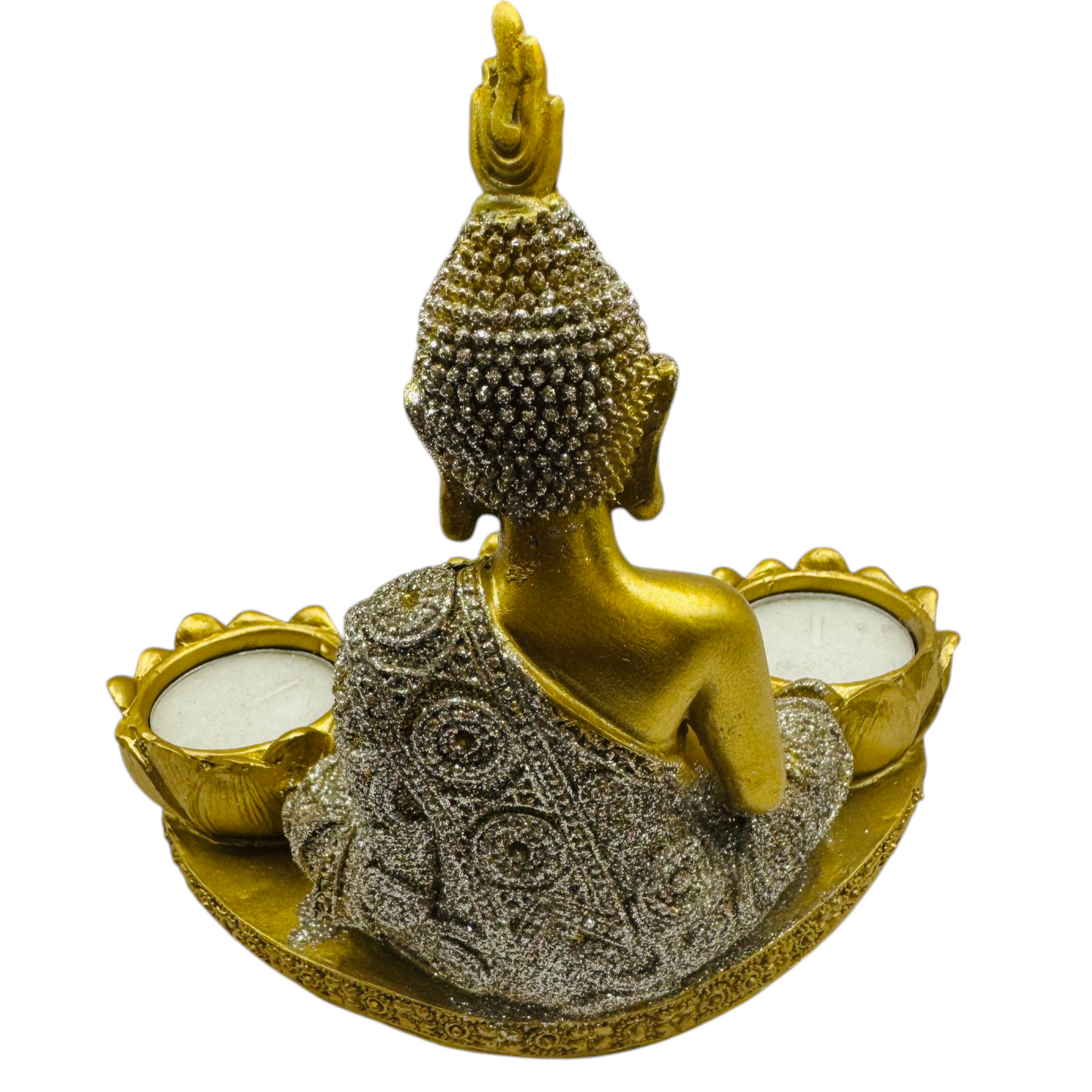 Buda Zen Dorado y Plateado