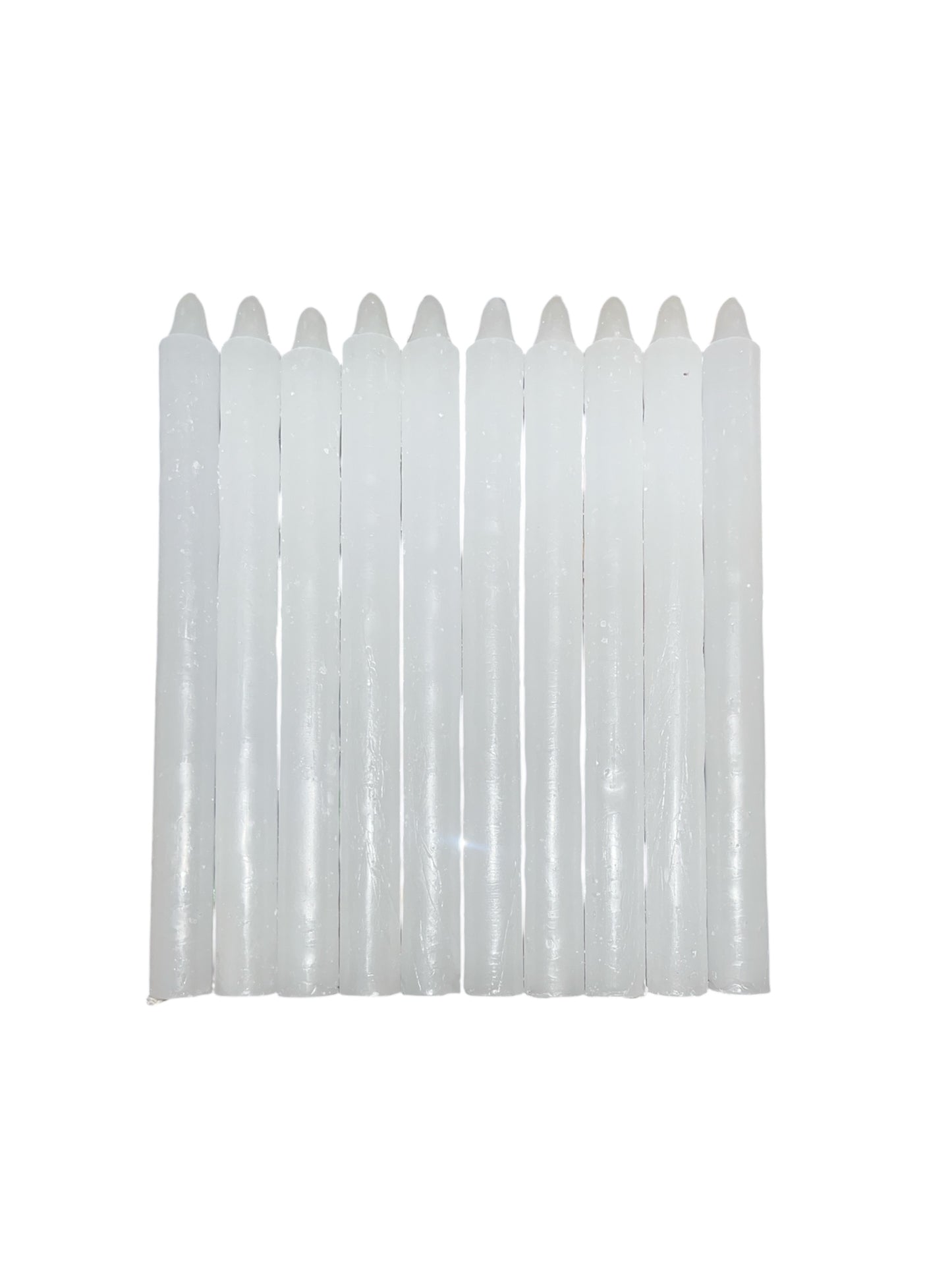 Vela Lisa Blanca 10 uds.