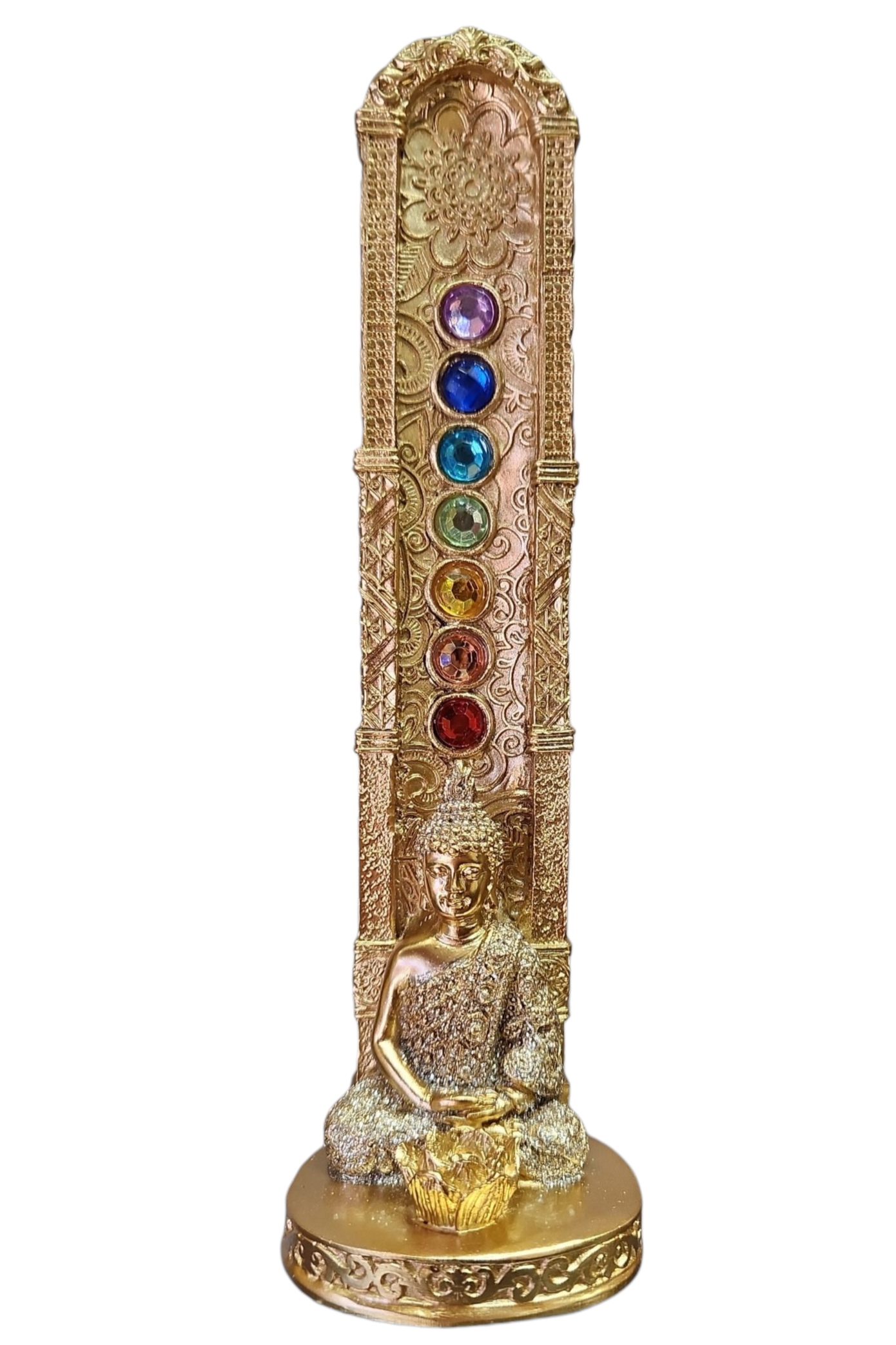 Porta Incienso 7 Chakras Buda y Ganesha Chico