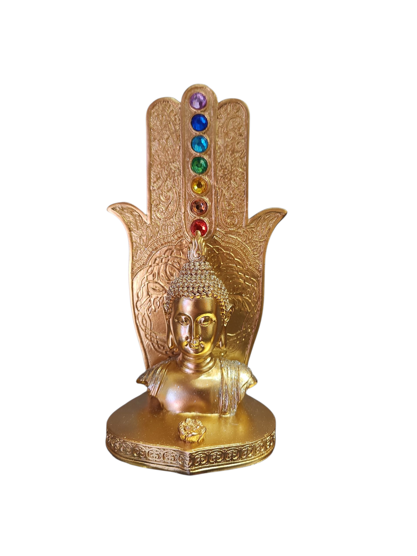 Porta Incienso 7 Chakras Buda y Ganesha RS68964-5