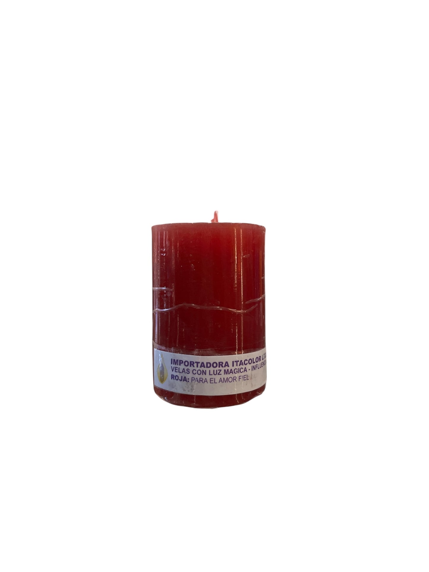 Vela Cirio Roja 7 cm