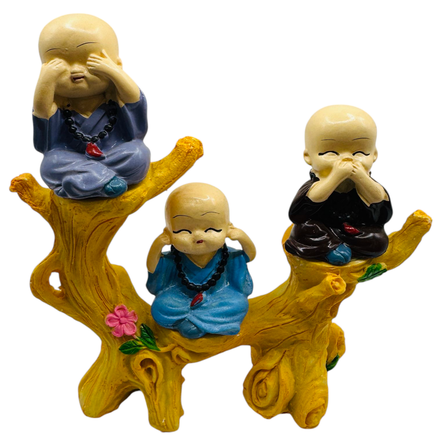 Figura de buda ciego sordo y mudo