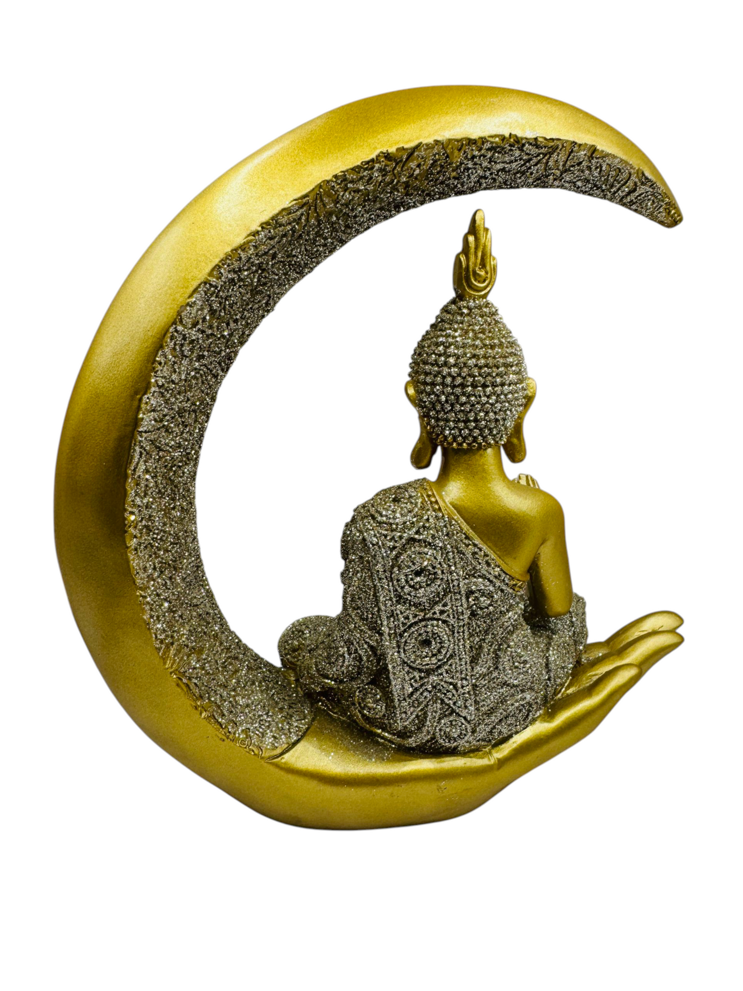 Figura de "Buda con Luna Brillante"