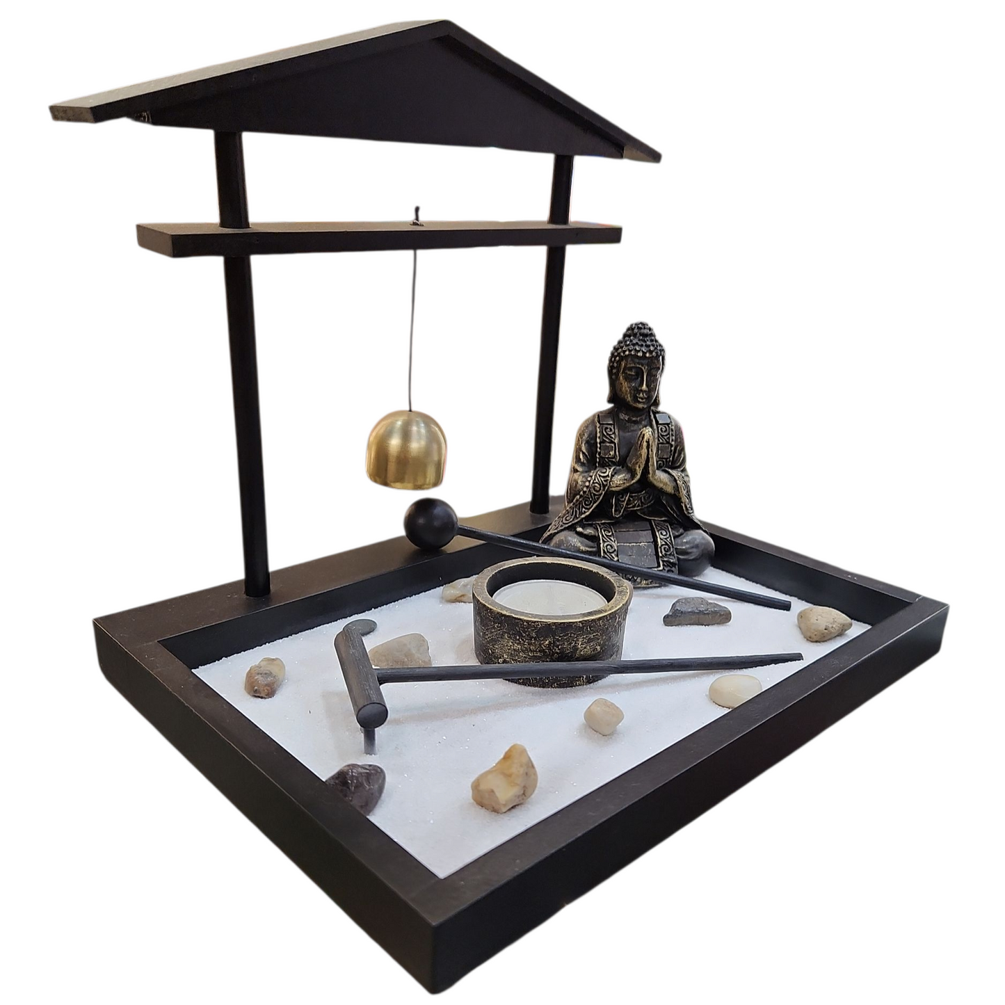 Jardín Zen Buda con Campana AN-61