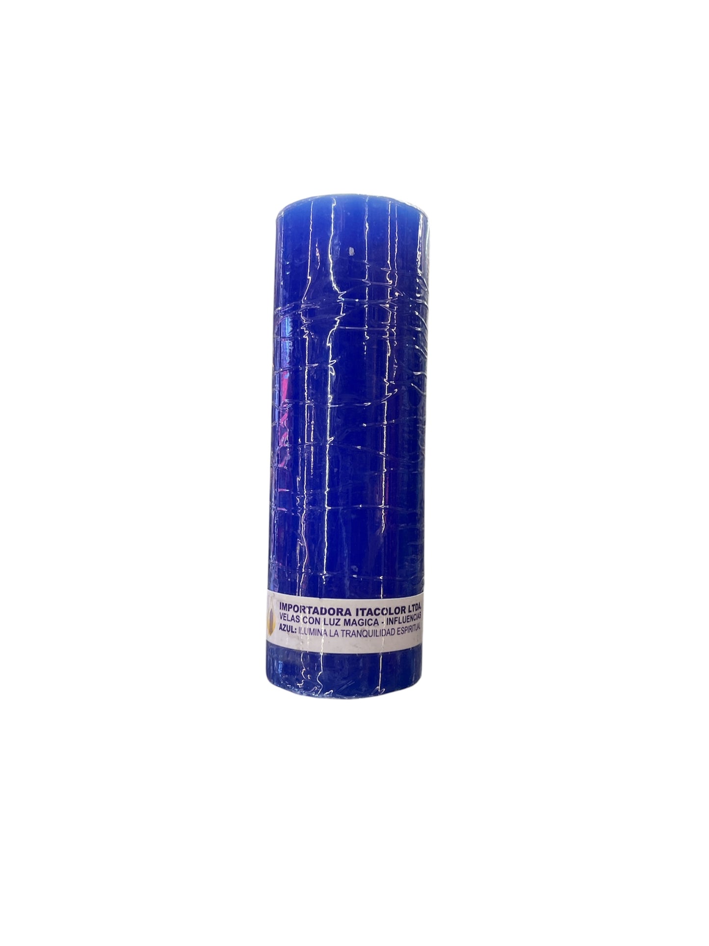 Vela Cirio Azul 15 cm