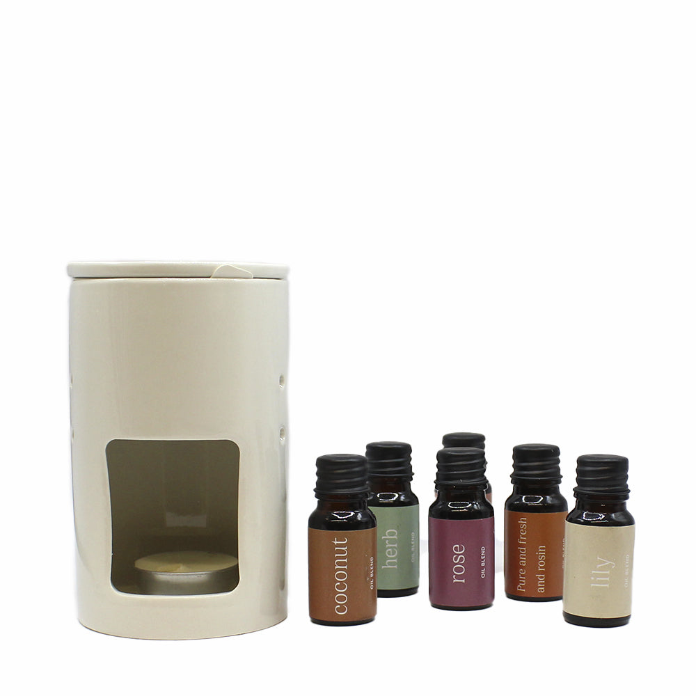 Set de regalo - Difusor con velas + 6 esencias MF-127