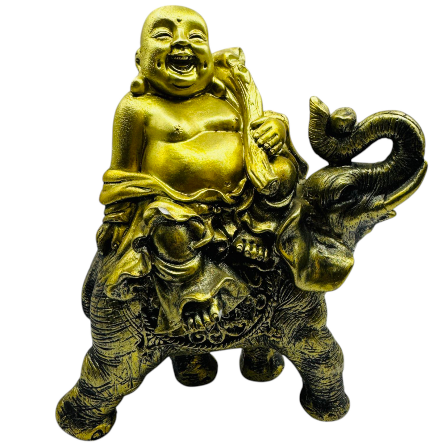 Buda de la Abundancia con Elefante