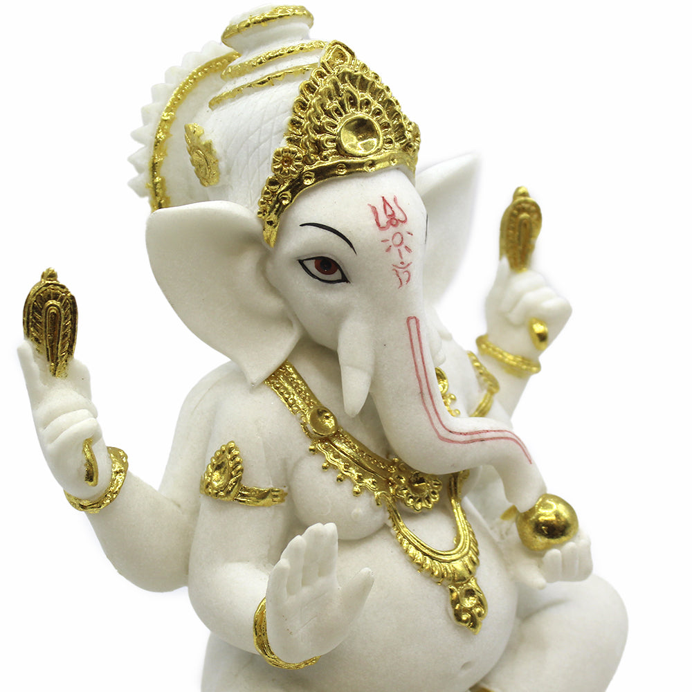 Figura Ganesha crema