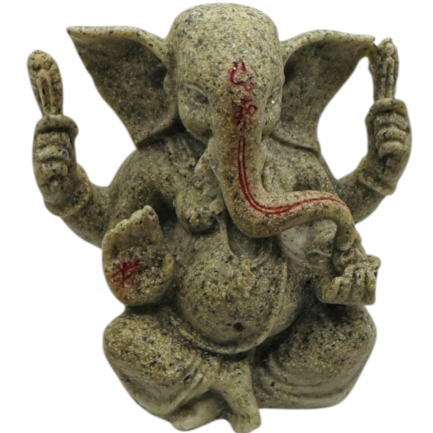 Ganesh de piedra 12 cm