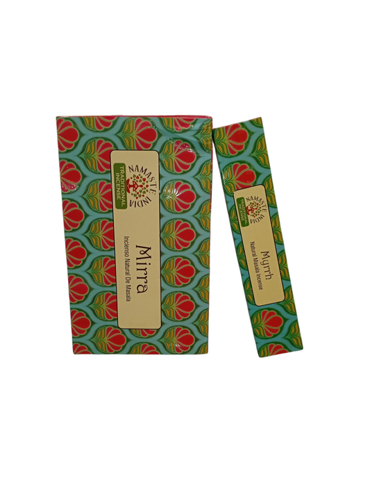 Incienso de Mirra Namaste India 12 uds