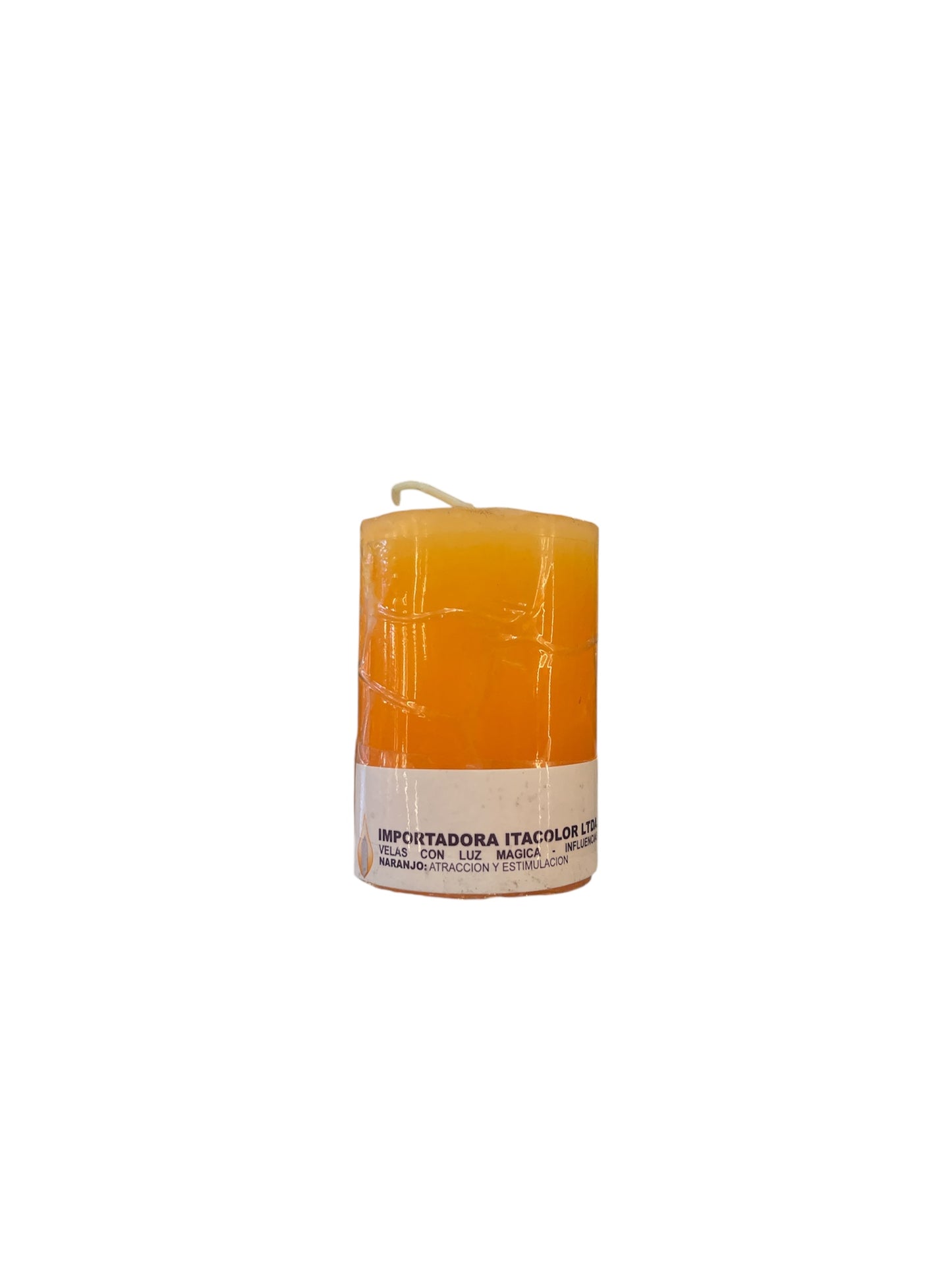 Vela Cirio Naranja 7 cm