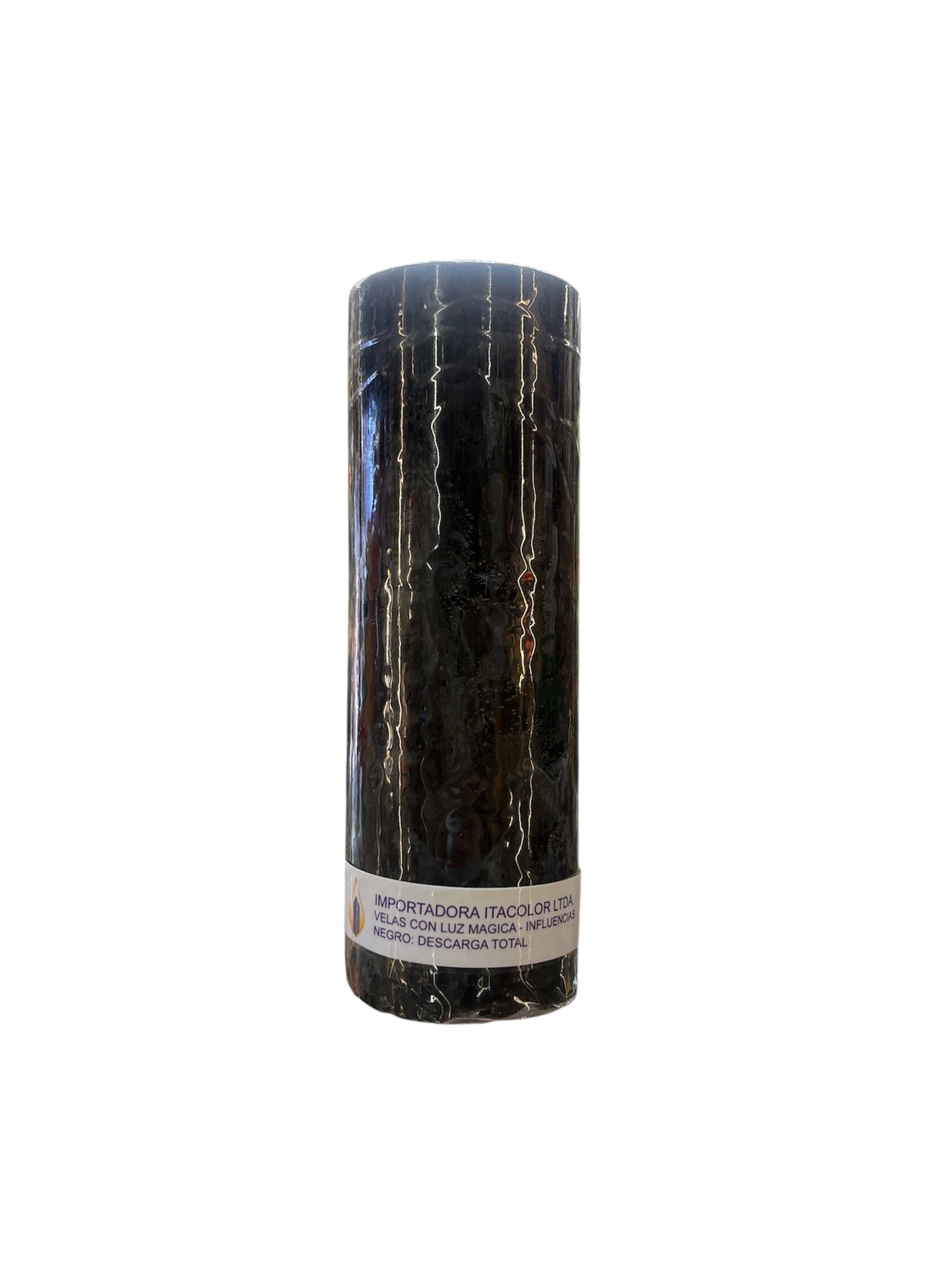 Vela Cirio Negra 15 cm