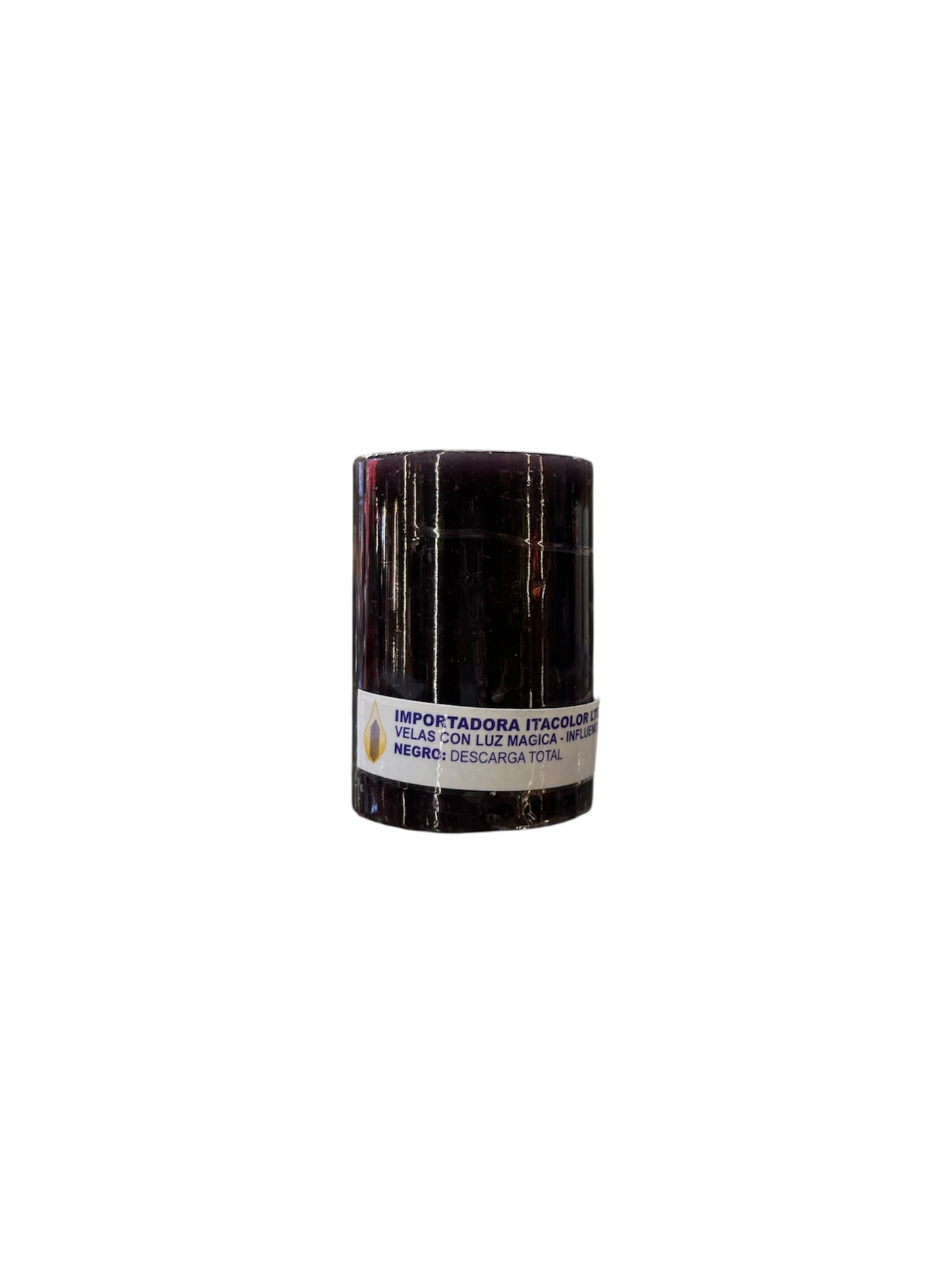 Vela Cirio Negra 7 cm