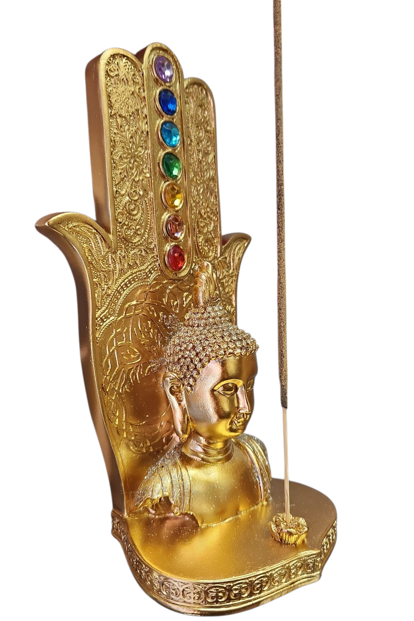 Porta Incienso 7 Chakras Buda y Ganesha RS68964-5