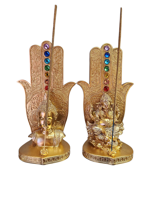 Porta Incienso 7 Chakras Buda y Ganesha RS68964-5