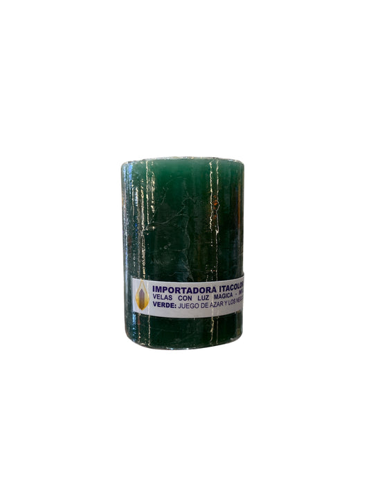 Vela Cirio Verde 7 cm